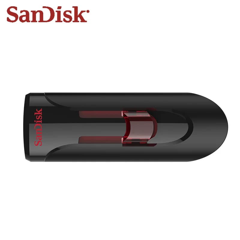 SanDisk CZ600 قلم تخزين USB 3.0 أصلي عالي السرعة 256 جيجابايت 128 جيجابايت 32 جيجابايت مصغر USB 3.0 16 جيجابايت ذاكرة بلاستيكية