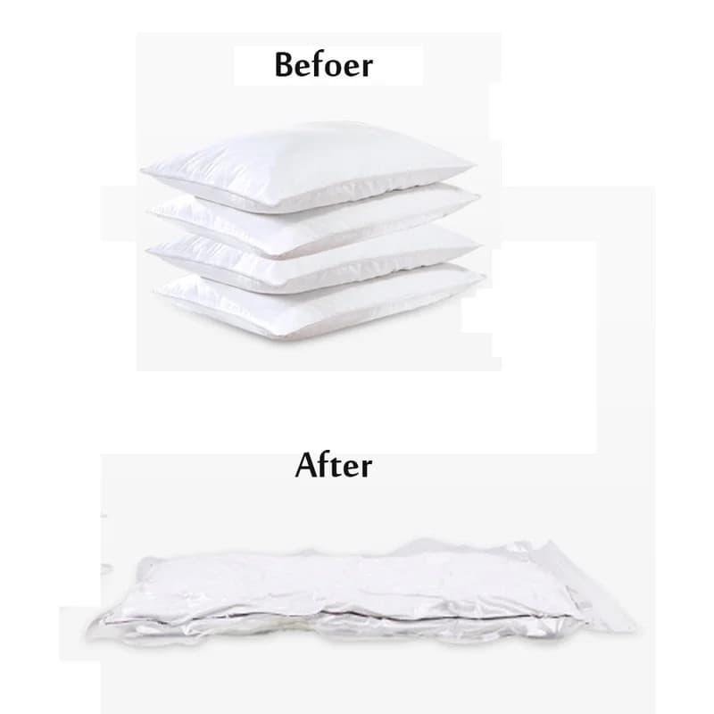 Convenient Vacuum Bag Home Organizer Quilts Clothes Vacuum Storage sack Waterproof Compression travel Saving Space air Bags - 2