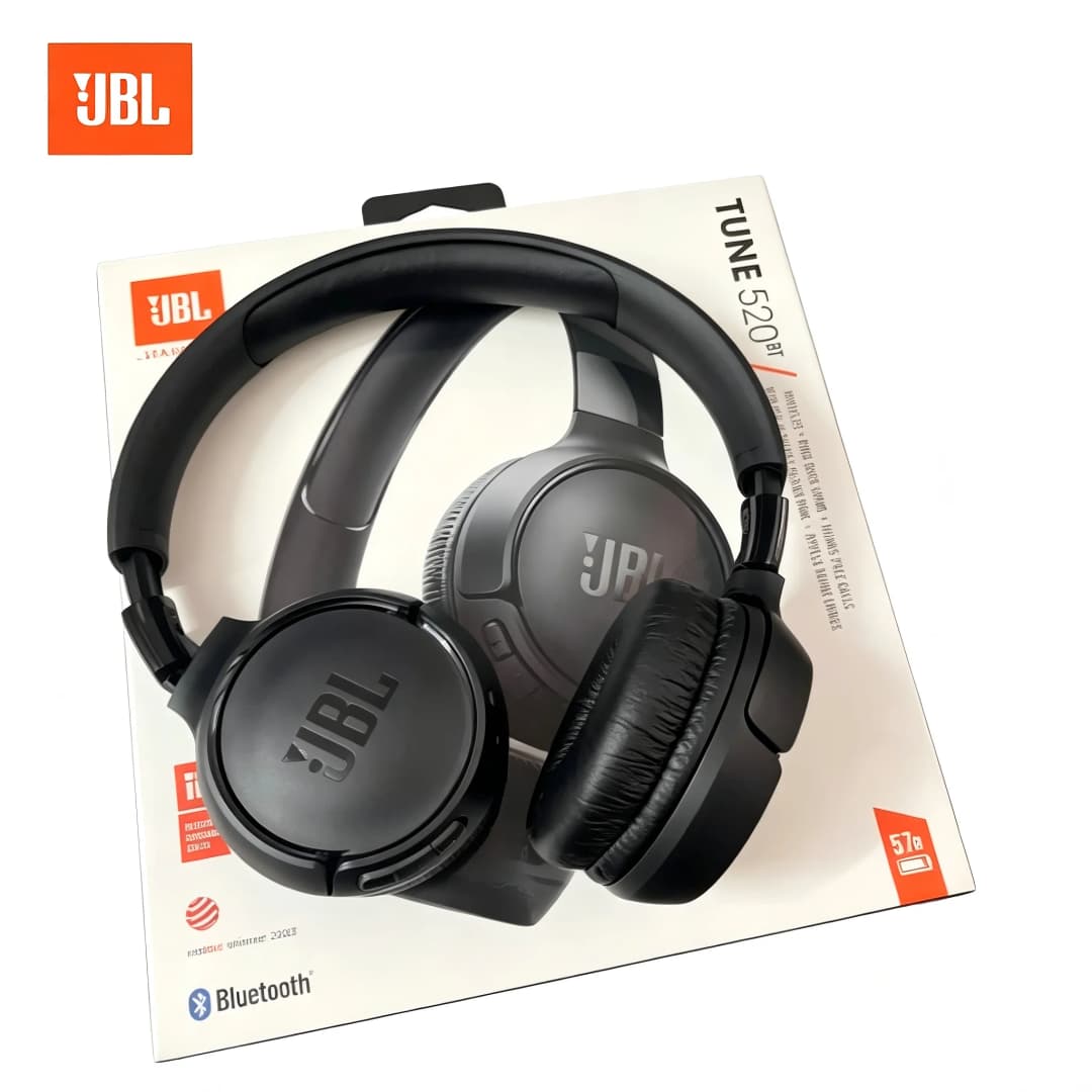 JBL Tune 520BT Wireless Bluetooth Headphones On-Ear Noise Cancelling Earphones Gaming Sport Headset T520BT Wireless Headphones - 4