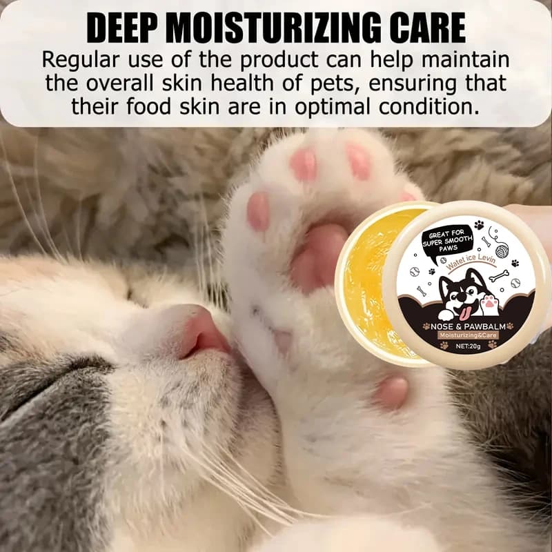 20g Dog Nose and Paw Balm Dog Paw Cream Cats Dogs Paw Protector Cream Pet Feet Moisturizer Pet Crack Feet Repair Pet Accessories - 2