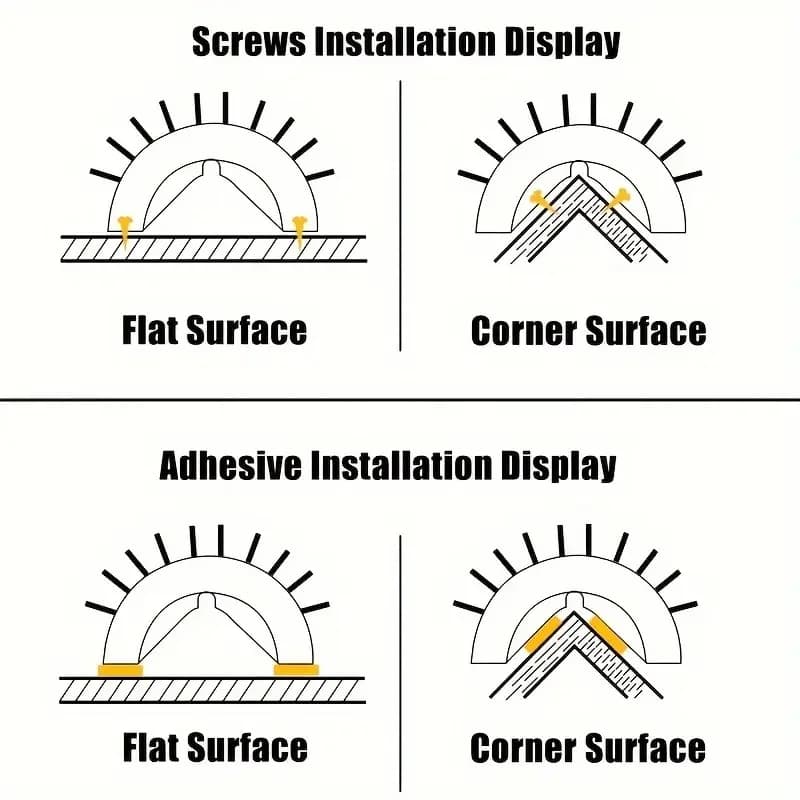 مشط للقطط مثبت على الحائط يوفر المساحة: لوح خدش زاوي وفرشاة تدليك لحماية الأثاث - 2