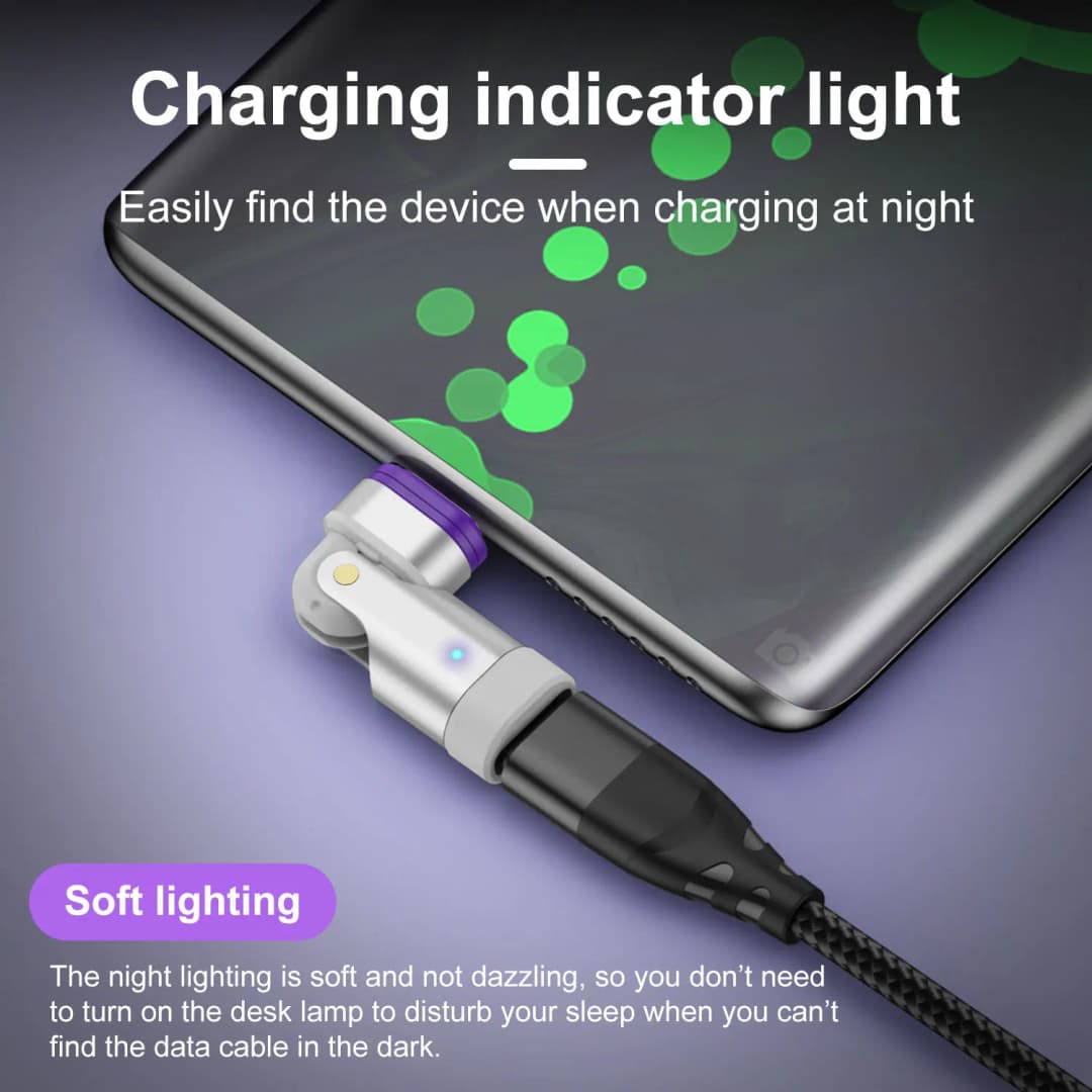 USLION 240W Magnetic Adapter USB C to Type-C Fast Charging Cable Type C Female Converter for Macbook iPhone 16 15 Xiaomi - 5