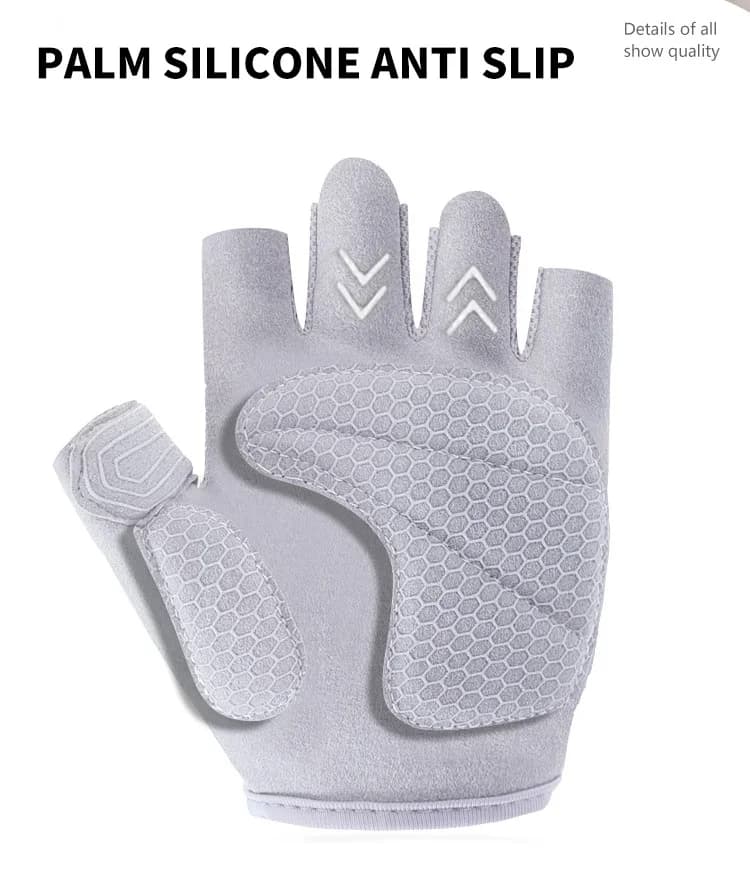 Workout Gloves with Excellent Grip Lightweight Gym Gloves for Weightlifting Cycling Exercise Training Fitness Rowing Unisex - 6