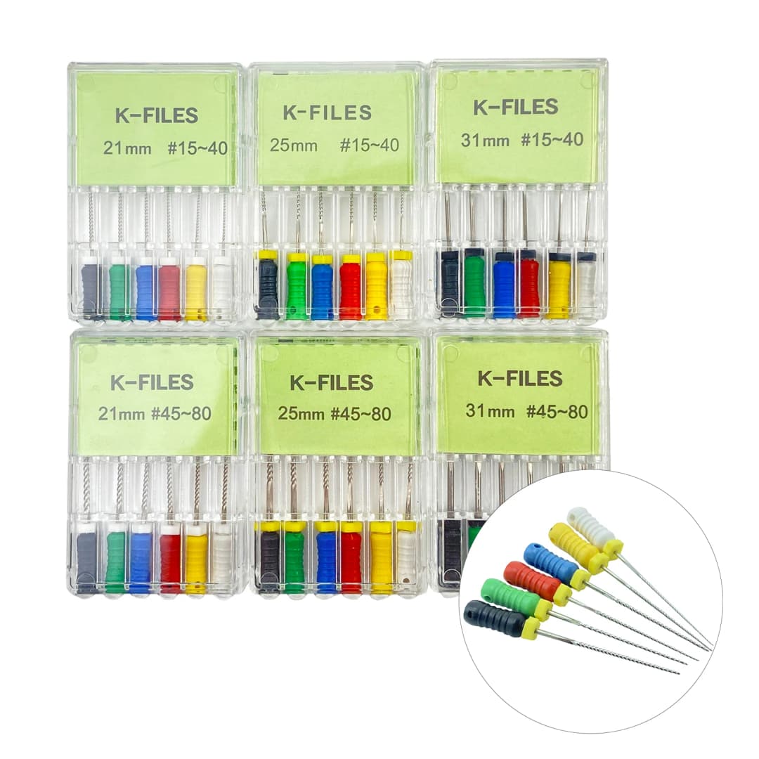 Dental Tools Root Cannal Endo K File 21mm 25mm 31mm Stainless Steel Endodontic Instruments Dentist Dentistry Odontologia - 3