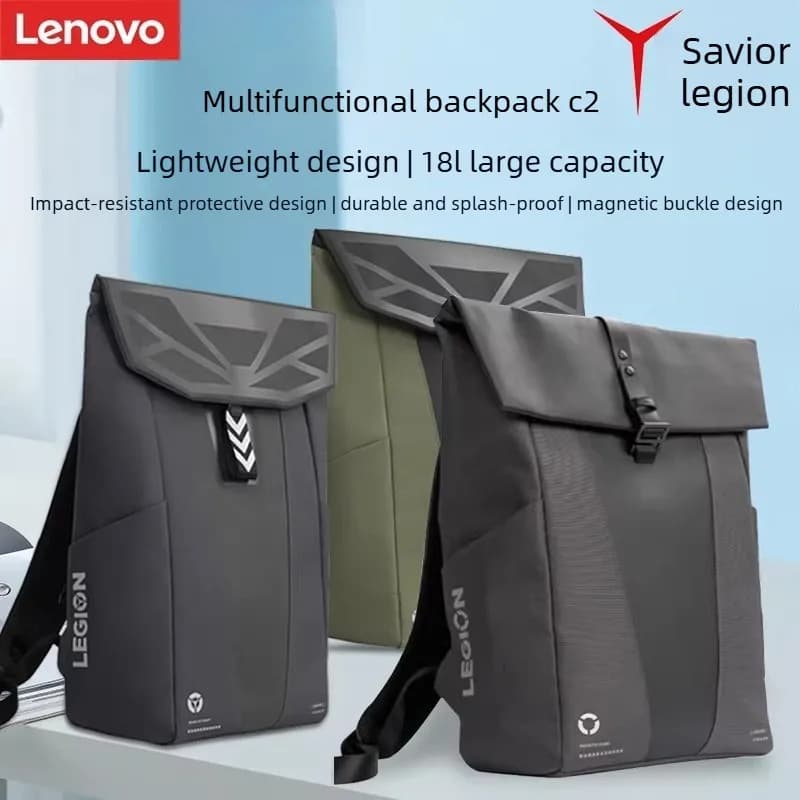 حقيبة ظهر متعددة الوظائف Lenovo Legion لطرازات R/Y7000 وY9000P3، سعة كبيرة، 16/15.6 بوصة