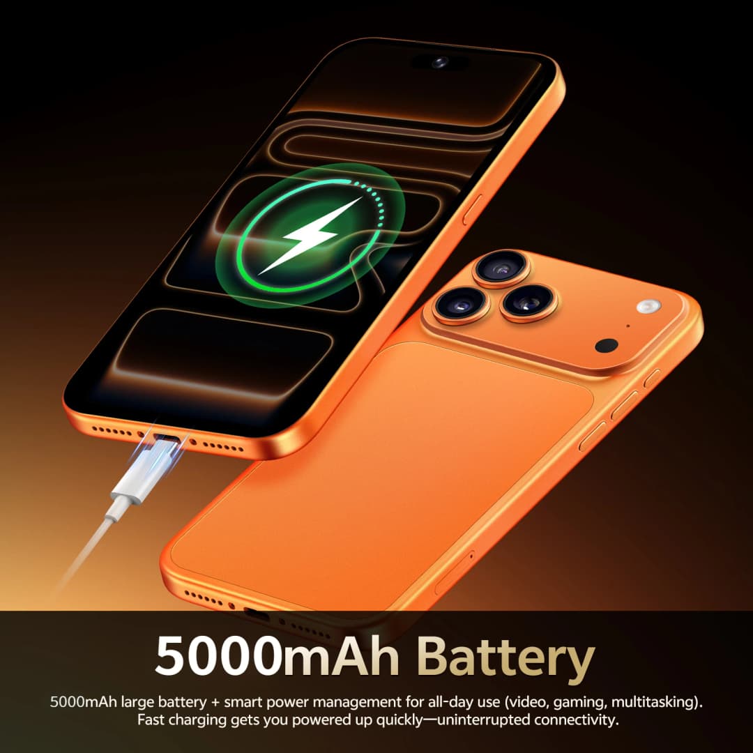SURGAZE New High-Performance i17 Pro Max Smartphone 5000mAh 16GB+1TB 6.8Inch  4G 5G Dual SIM Global Version Mobile Phone Arrival - 5