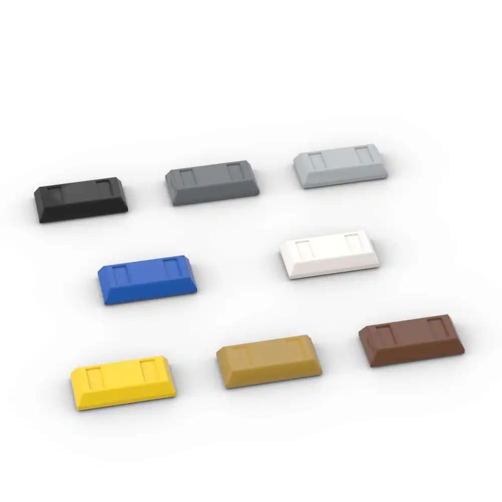 MOC 10 قطع 99563 1x2 لوح شريط سبيكة أدوات مكعبات بناء لوحة تقنية عالية طوب ألعاب تعليمية جسيمات هدايا عيد الميلاد للأطفال