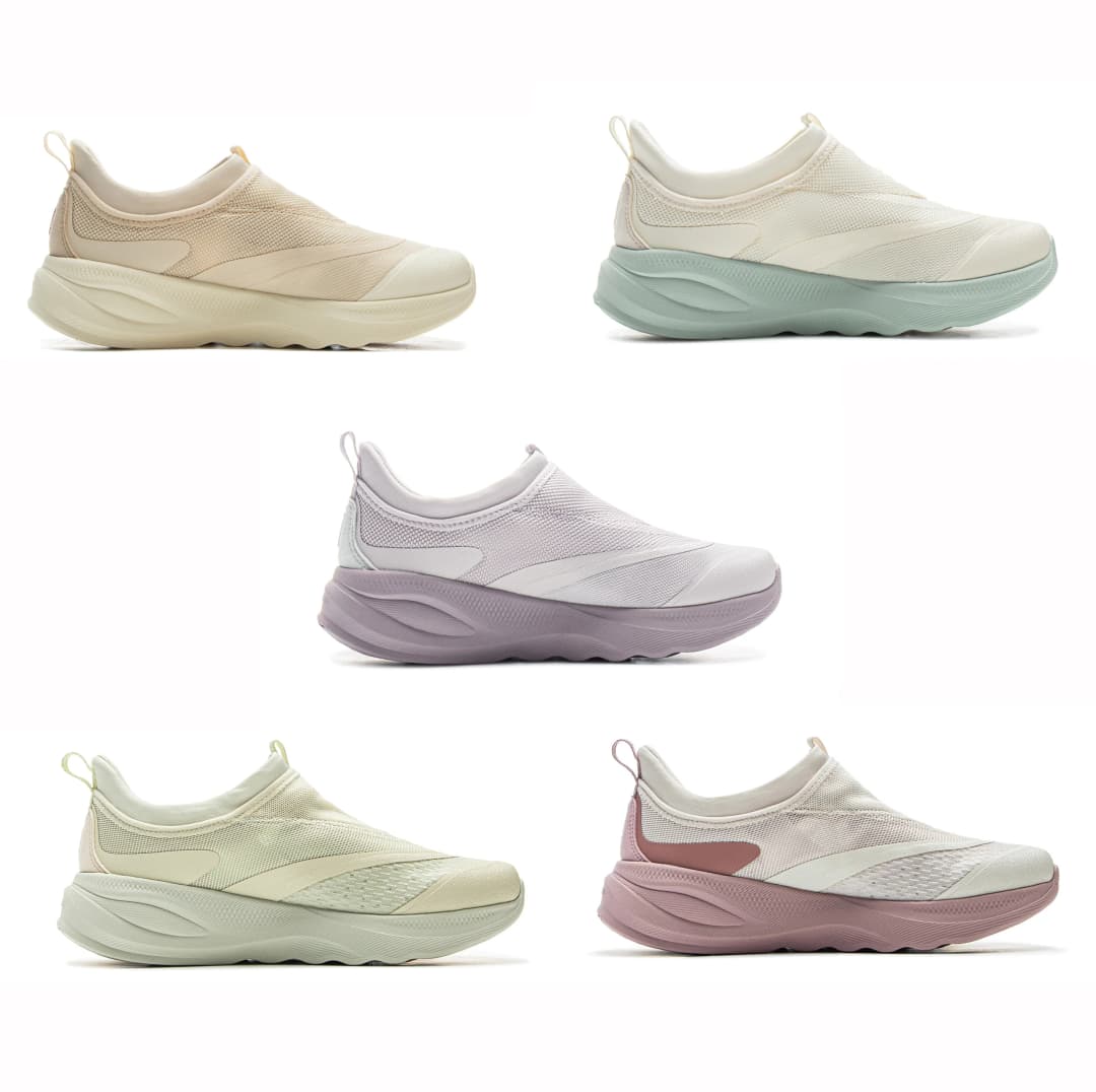 Li-Ning Women's SOFT GO 2 Slip-on Casual Walking Shoes COMFOAM Breathable Flexible LiNing Comfortable Sports Sneakers AGLV006 - 2