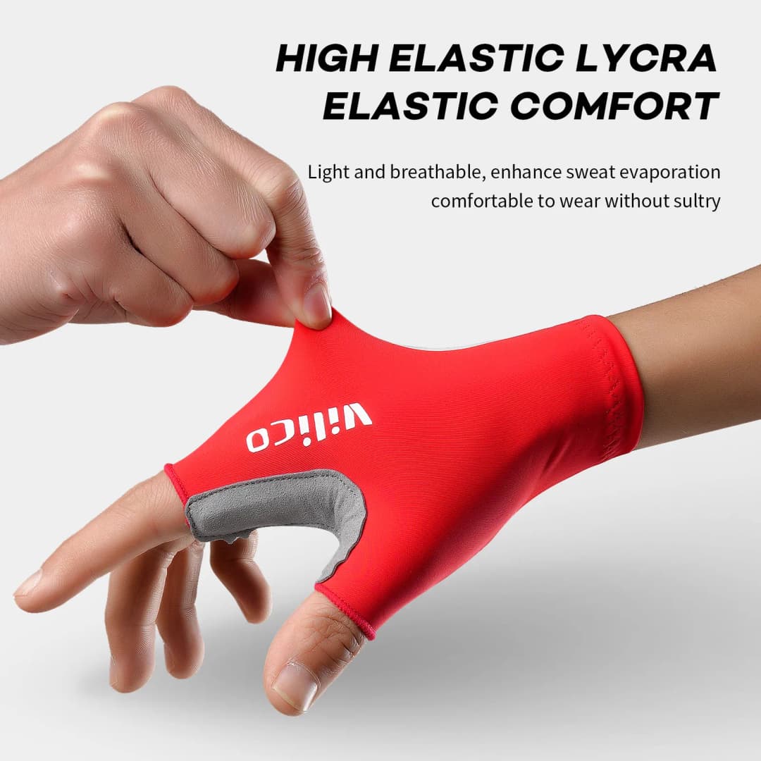 قفازات ركوب الدراجات بنصف إصبع مضادة للانزلاق قفازات دراجة سباق قفازات دراجة جبلية - 4