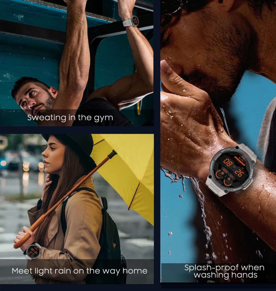 Blackview NEW Smart Watch W50 Waterproof Smart Watch New Version Men Women Health and Fitness Tracking Watch, Bluetooth Calling - 3