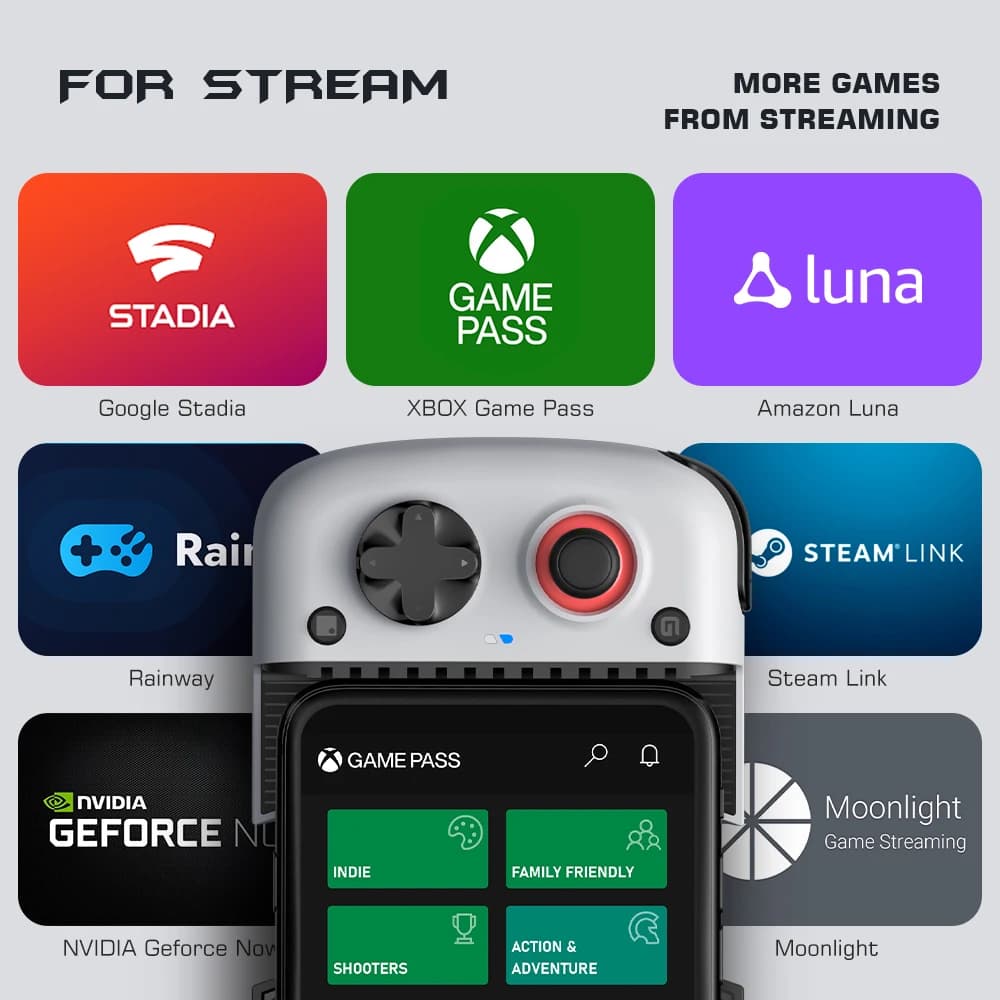 GameSir X3 Mobile Phone Gamepad with Cooling Fan for Cloud Gaming Xbox Game Pass, STADIA, xCloud, GeForce Now - 3