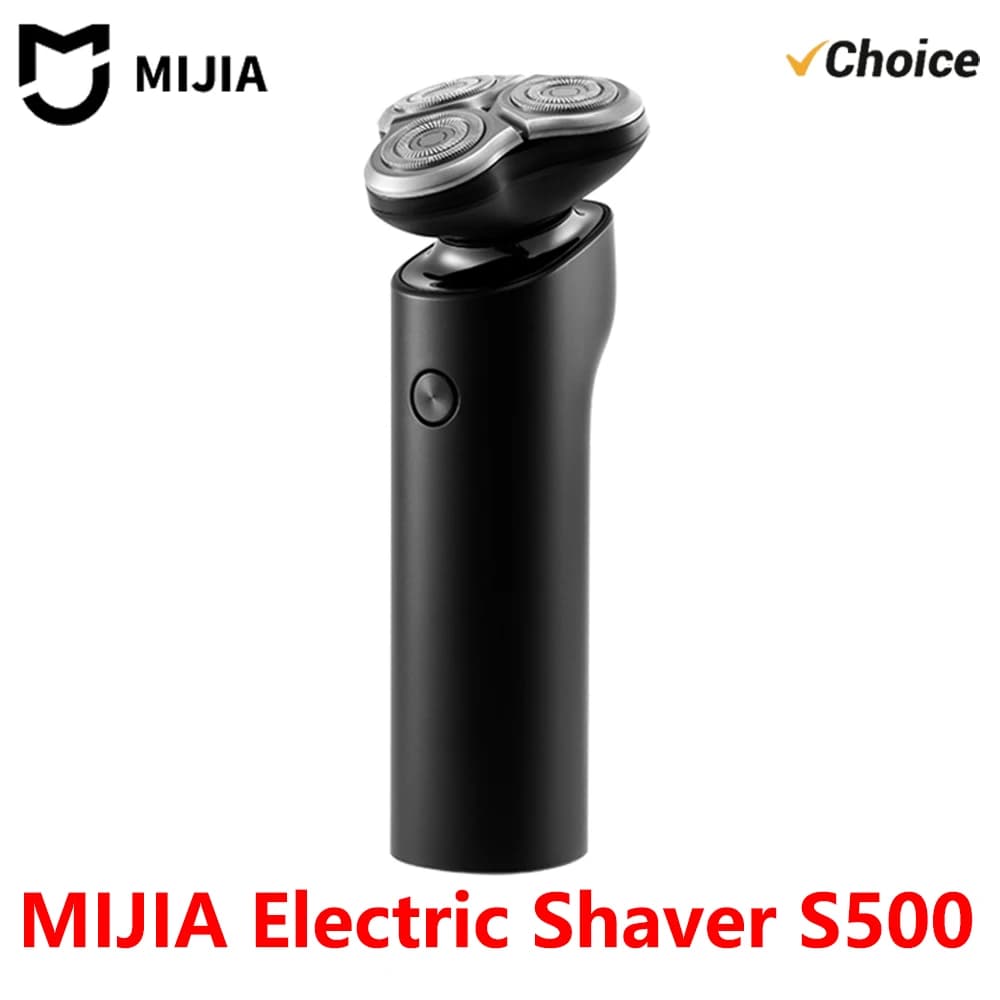 New MIJIA S500 Electric Shaver Dry Wet Shaving Triple Blade Trimmer Beard Floating Head Men's Shaver Electric Razors Machine