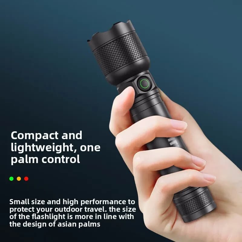2025 NEW Philips SFL2188 LED Aluminum Alloy Flashlight Portable Light USB Rechargeable Camping Light for Outdoor Hiking - 5