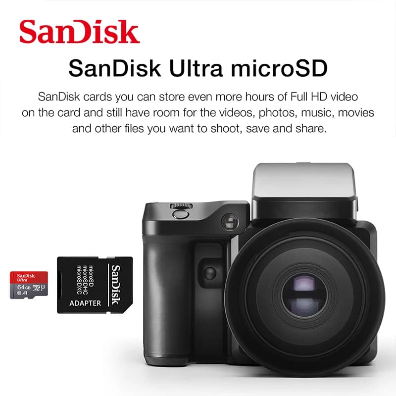 SanDisk Micro tf SD Card 32GB 64GB Video Monitoring Traffic memory card 128GB 256GB Max smartphone drone cardfor car - 5