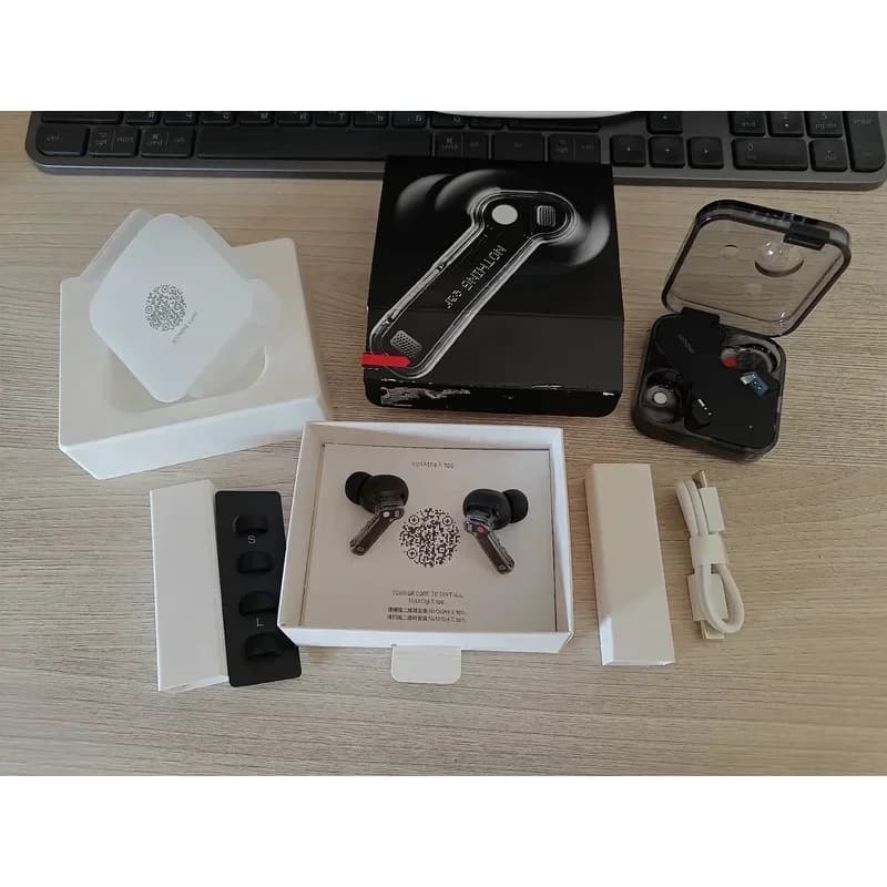 In stock Global Version Nothing Ear 45 dB ANC 11mm driver 24-bit Hi-Res Audio with - 4