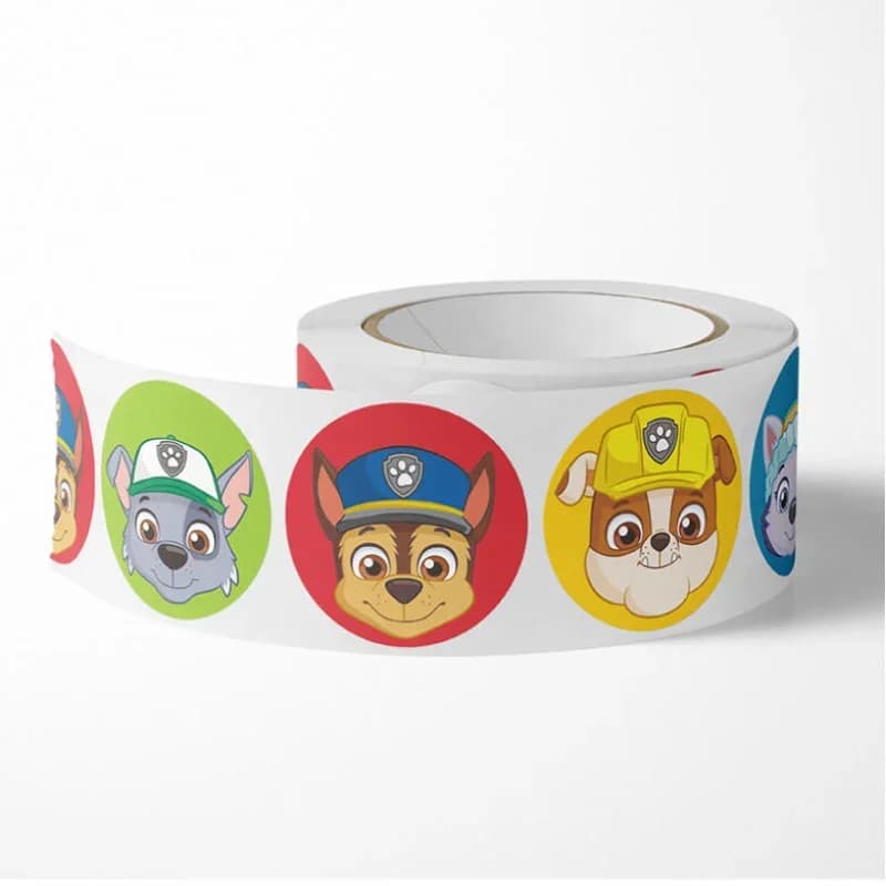 500Pcs/Set Stickers Paw Patrol Cartoon Chase Skye Stickers Cute Kids Stationery School Teacher Supplies Reward Sticker Toys Gift - 5