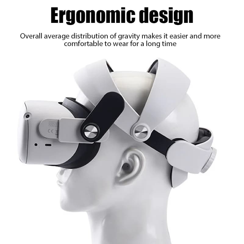 حزام رأس قابل للتعديل لنظارات Oculus Quest 2 VR أغطية الرأس قابلة للتعديل تحسين ملحقات أغطية الرأس المريحة والقابلة للاستبدال