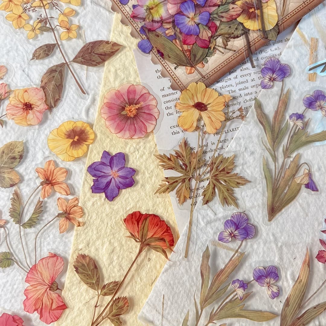 40 ملصق ورقي لموضوع الخريف والفطر، لصنع المجلات وألبومات الصور، لوازم قرطاسية جمالية - 3