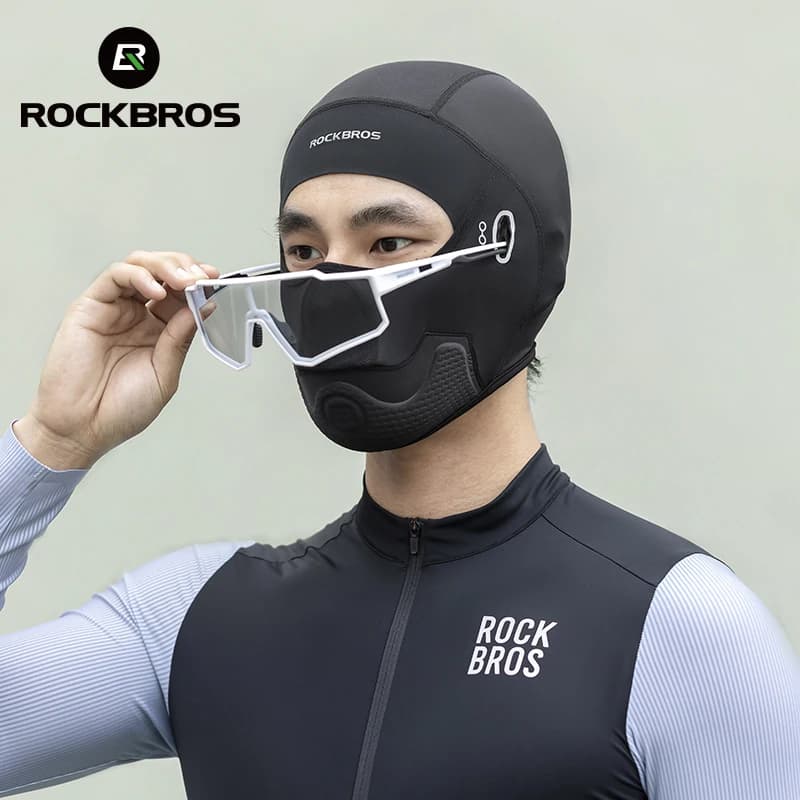 قبعة دراجات صيفية من ROCKBROS، قناع وجه بارد، حماية من الأشعة فوق البنفسجية، وشاح تنزه للدراجات، قبعة من حرير الثلج، غطاء وجه، بطانة خوذة دراجات رياضية - 3