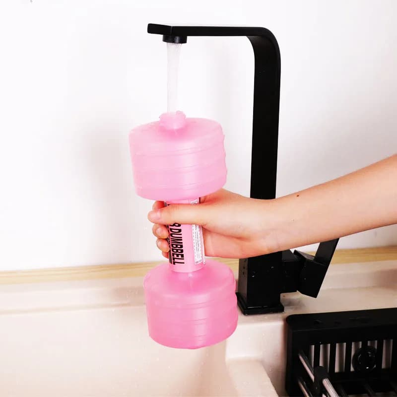 دمبلز غمر بالمياه شامل للياقة البدنية ، حديد مائي للصالة الرياضية ، تمرين فقدان الوزن ، إكسسوارات نسائية ، المنزل ، 1: - 4