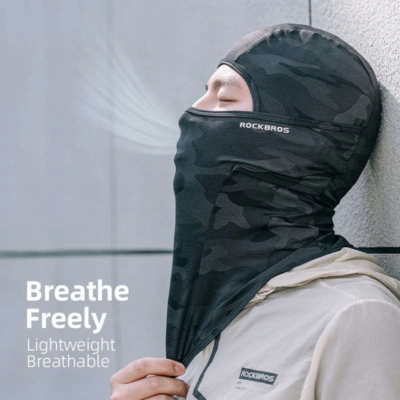 ROCKBROS Spring Summer Cycling Mask UV Sun Protection Mask Bike Balaclava Hat Bicycle Scarf Breathable Sport Motorcycle Masks - 5