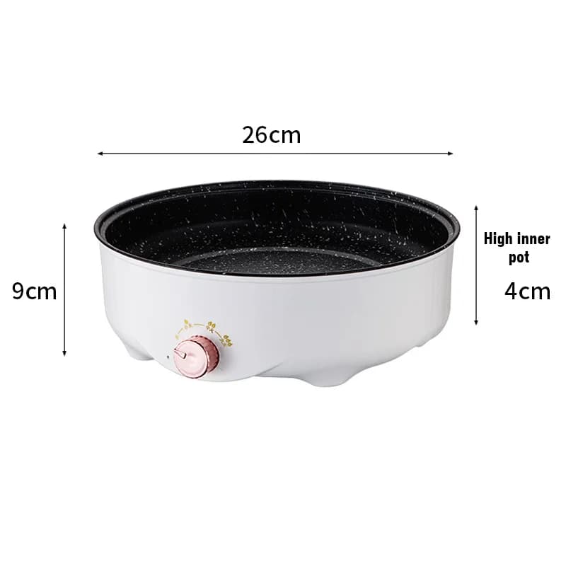 220V MultiCooker Electric Frying Pan Househould Barbecue Fried Steak Fish Omelette Frying Pan Non-stick Electric Machin EU Plug - 6