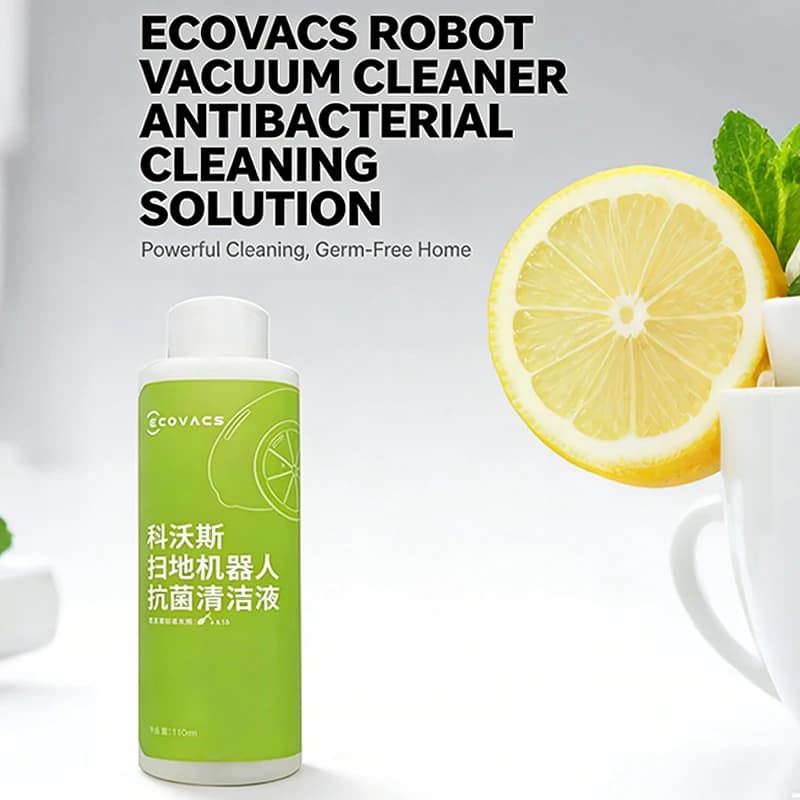 ECOVACS cleaning fluid T20/ N9/ T10 OMNI/T10 TURBO/X1 OMNI/X1 TURBO/ X2/X2 pro Floor Cleaning Solution Liqui - 4