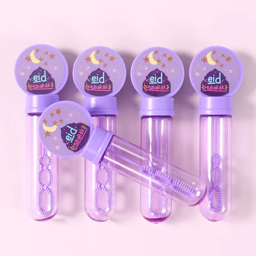 EID Mubarak Bubble Wand Soap Bottle Tube Ramadan Decor For Home 2025 Ramadan Kareem Islamic Muslim Party Eid Al Adha Gifts - 3