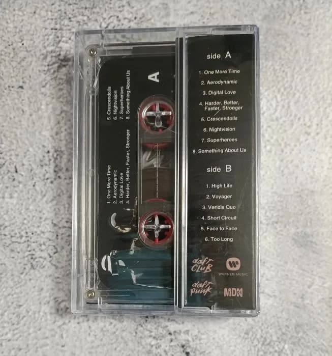 DJ Daft Punk Music Tape Random Access Memories Album Discovery Cassettes Cosplay Recorder Car Walkman Soundtrack Box Collection - 5
