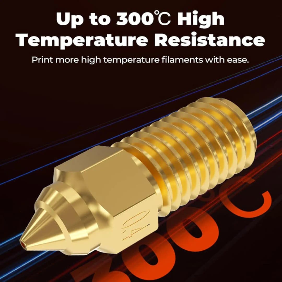 Creality official Ender 3 V3 SE Brass Nozzle Kit High-Speed Brass Nozzles  3D Printer Parts for Ender 3 V3 SE/Ender 5 S1/Ender 7 - 3