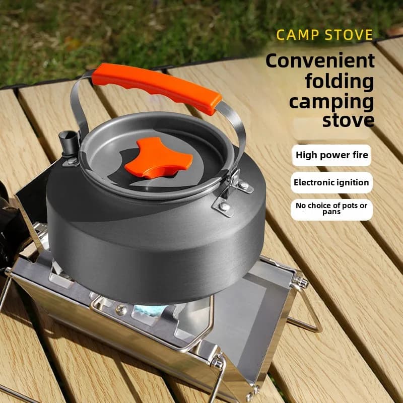 2600W Portable Camping Stove Portable Folding Gas Burner Outdoor Picnic Travel Cooking Grill Cooker Outdoor Camping Stove - 3
