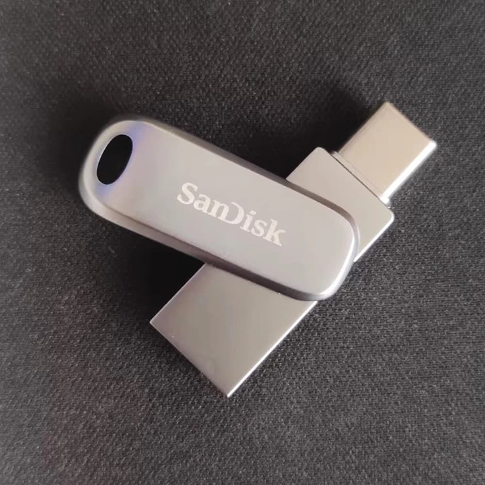 SanDisk Ultra Dual Drive Luxe USB Type-c 32GB 64GB 128GB 256GB 512GB USB 3.2 Gen 1 Phone Metal Type C OTG Flash Drive  Pen Drive - 6