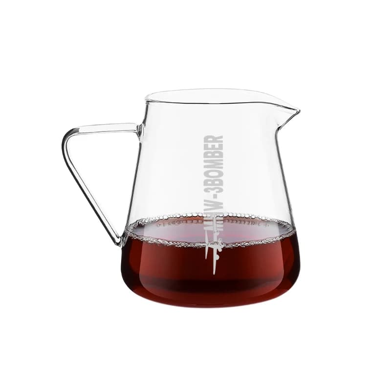 MHW-3BOMBER 500ml Coffee Server Glass Coffee Pot Espresso Dripper Pour Over Maker Brewer Pot Clear Chic Home Kitchen Accessories - 6