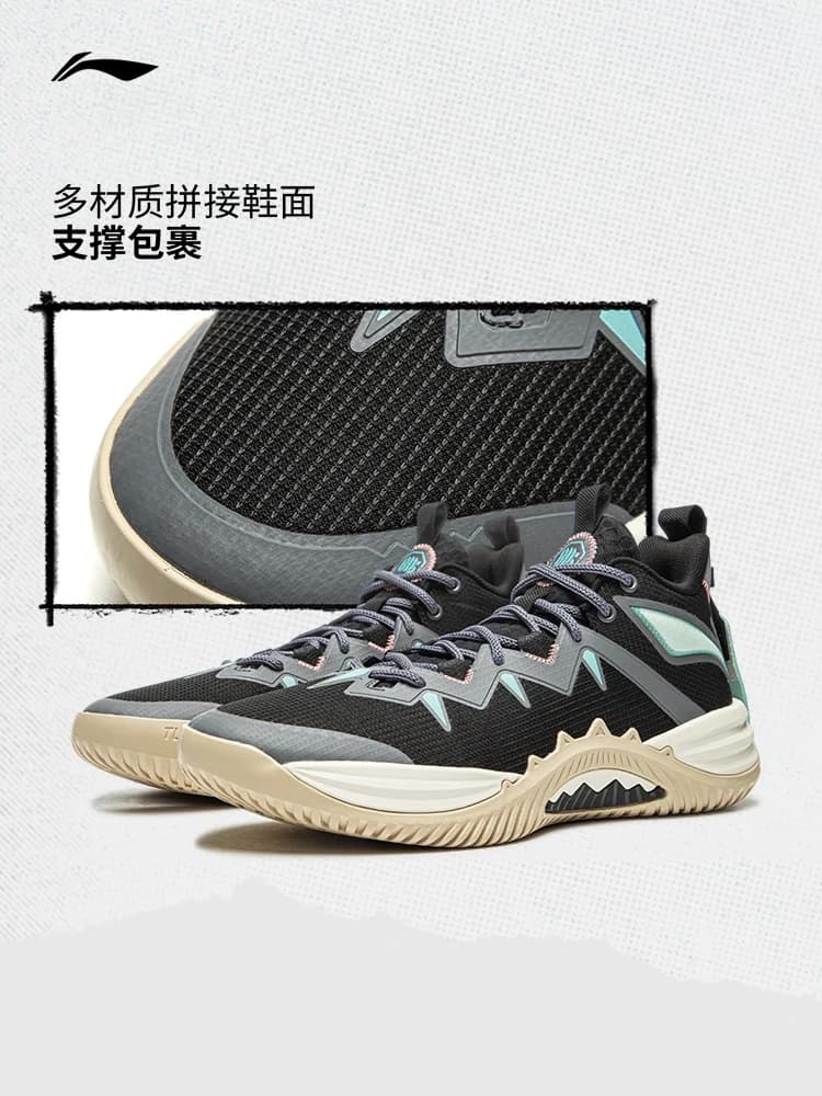 أحذية كرة السلة LI NING FANWU BADFIVE Storm SE رجالية خفيفة الوزن ارتداد عالي متينة مقاومة للاهتراء مقدمة دائرية أحذية رياضية - 3