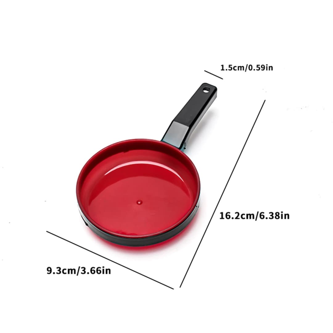 Children's simulation high-detail red cooking kitchen utensils, home school use chef pretend play set suitable for 3 4 5 6 years - 6