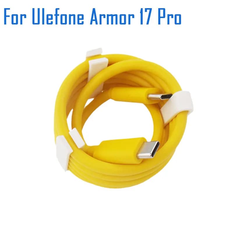 شاحن أصلي جديد لـ Ulefone Armor 17 Pro بقدرة 66 واط مع محول شحن سريع وكابل USB لهاتف Ulefone Armor 17 Pro - 4