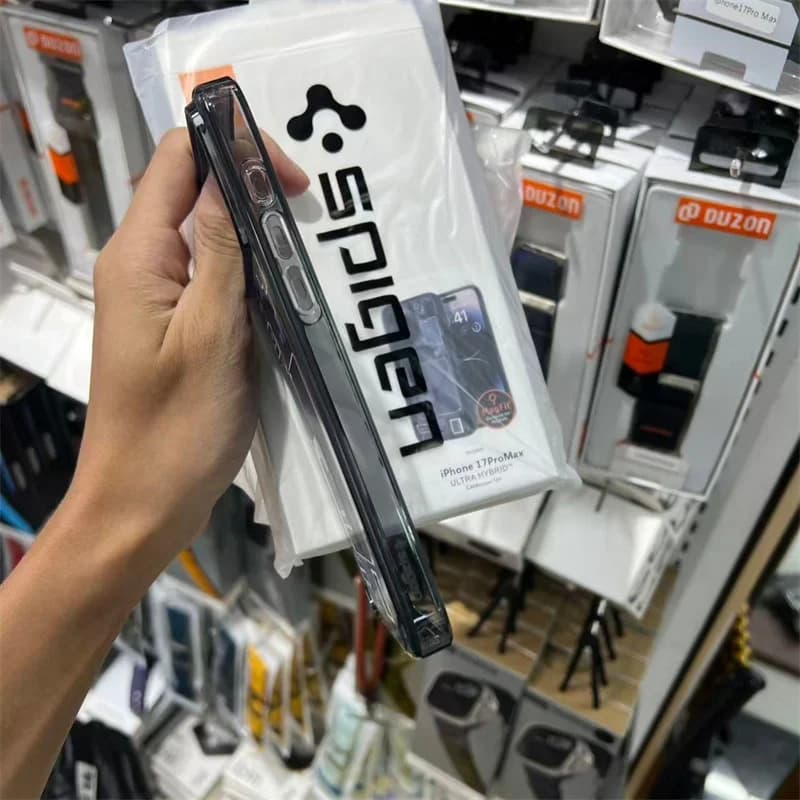 غطاء Spigen المغناطيسي لهواتف iPhone 12 و13 و14 و15 Plus و16 و17 و18 Pro Max، غطاء بتقنية Air، متوافق مع غطاء Apple Magsafe للحماية - 6