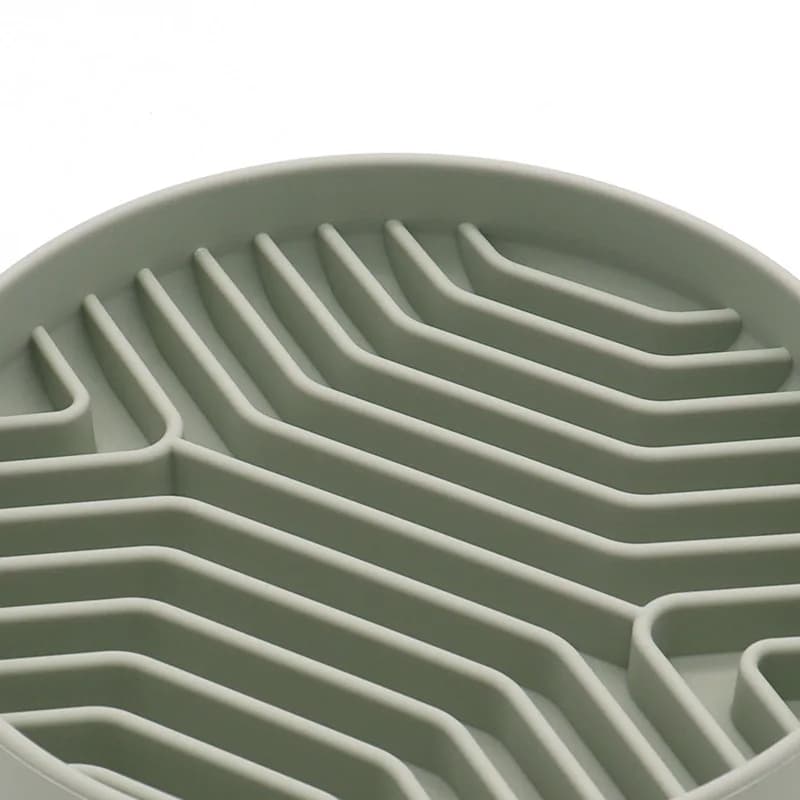 Silicone Pet Slow Feeder Bowl Anti-Choking Anti-Vomit Non-Slip Mat For Dogs Cats Fast Eaters Mealtime Training - 3