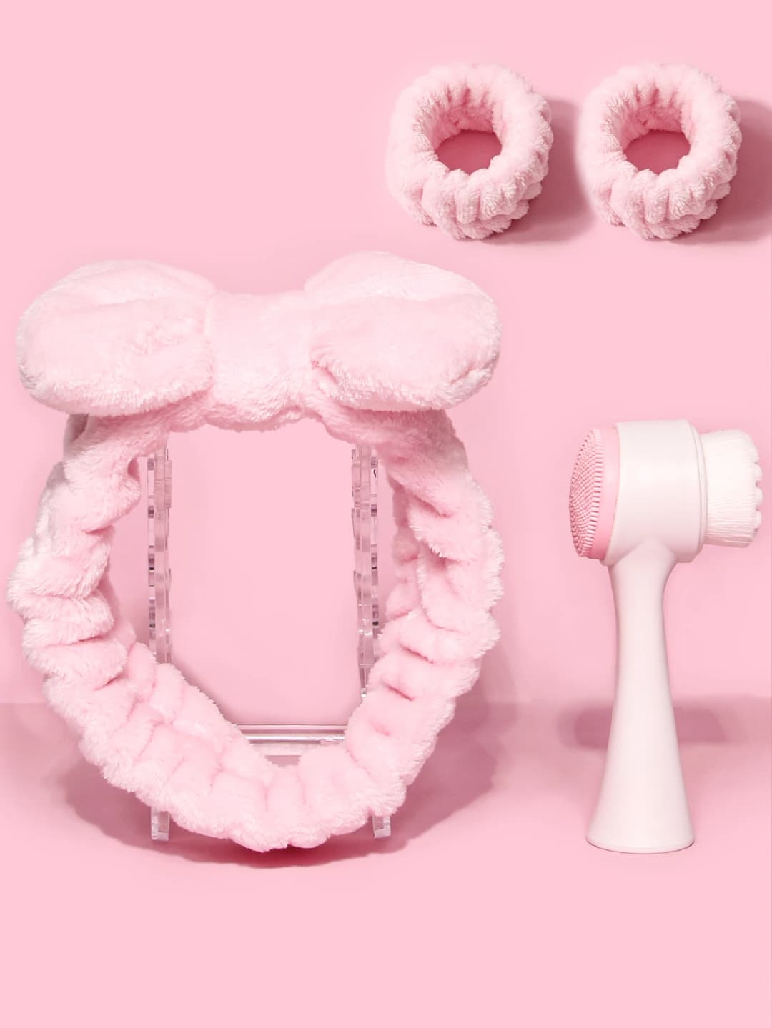 4 قطعة ثلاثية الأبعاد الجانبين سيليكون مزدوجة الوجهين فرشاة تنظيف الوجه إزالة الرؤوس السوداء المنتج المسام الأنظف مقشر فرشاة تنظيف الوجه مجموعة