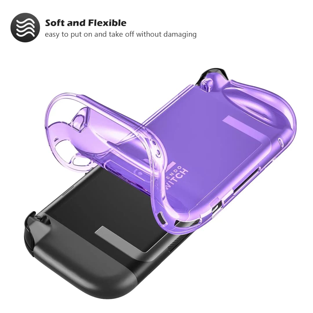 حافظة واقية لجهاز Switch 2 (2025)، NS 2 غطاء حماية من مادة TPU، مضاد للخدش، ممتص للصدمات، تصميم مريح للقبضة لـ NS2 - 5