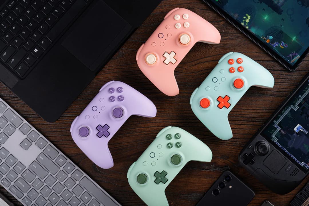 وحدة تحكم ألعاب لاسلكية 8BitDo Ultimate 2C للحاسوب، ويندوز 10، 11، ستيم ديك، راسبيري باي، إكسسوارات جيم باد أندرويد - 6