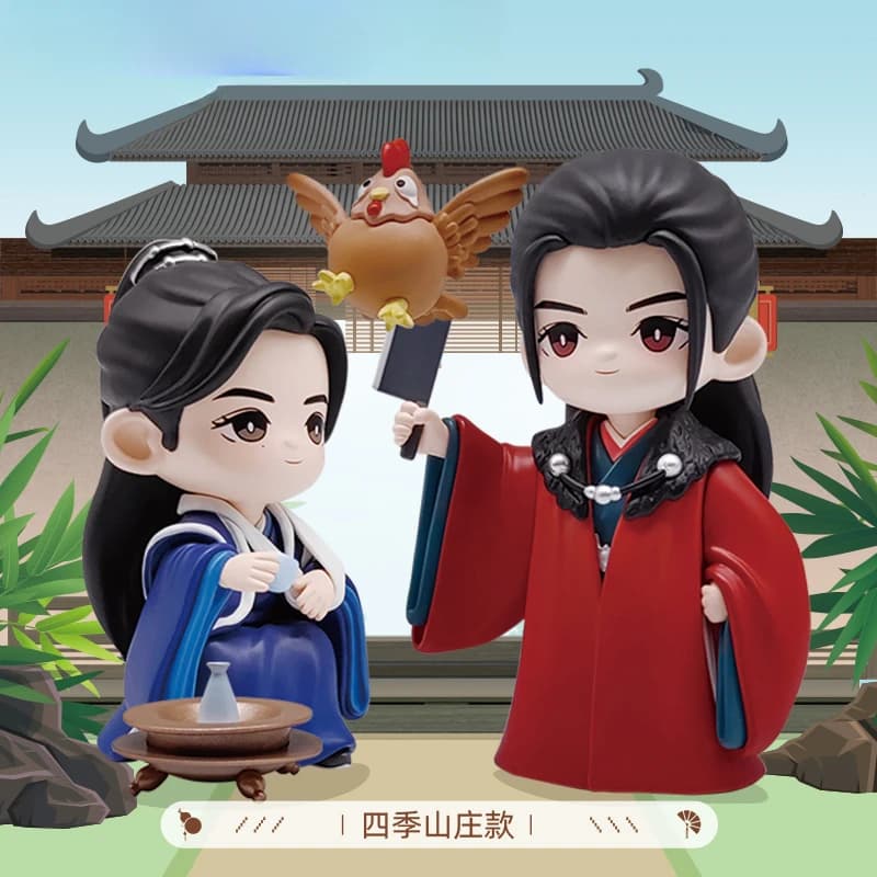 دمية أكشن رسمية من WORD OF HONOR Shan He Ling Wen Kexing Zhou Zishu من PVC دمية أنيمي تمثال لعبة للأطفال - 2