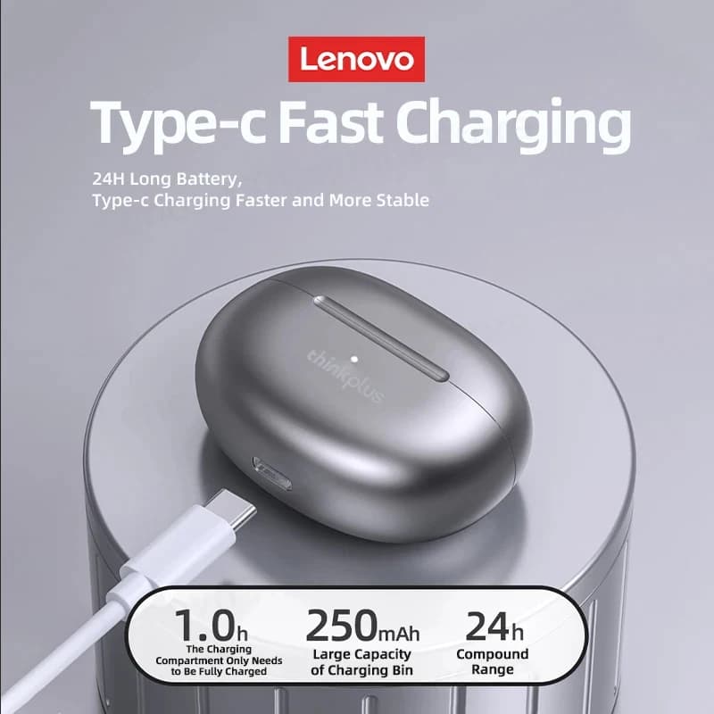 سماعات Lenovo LP5 بلوتوث لاسلكية ستيريو HiFi سماعات أذن سماعات رياضية مقاومة للماء سماعات TWS مع ميكروفون سماعات أذن جديدة - 4