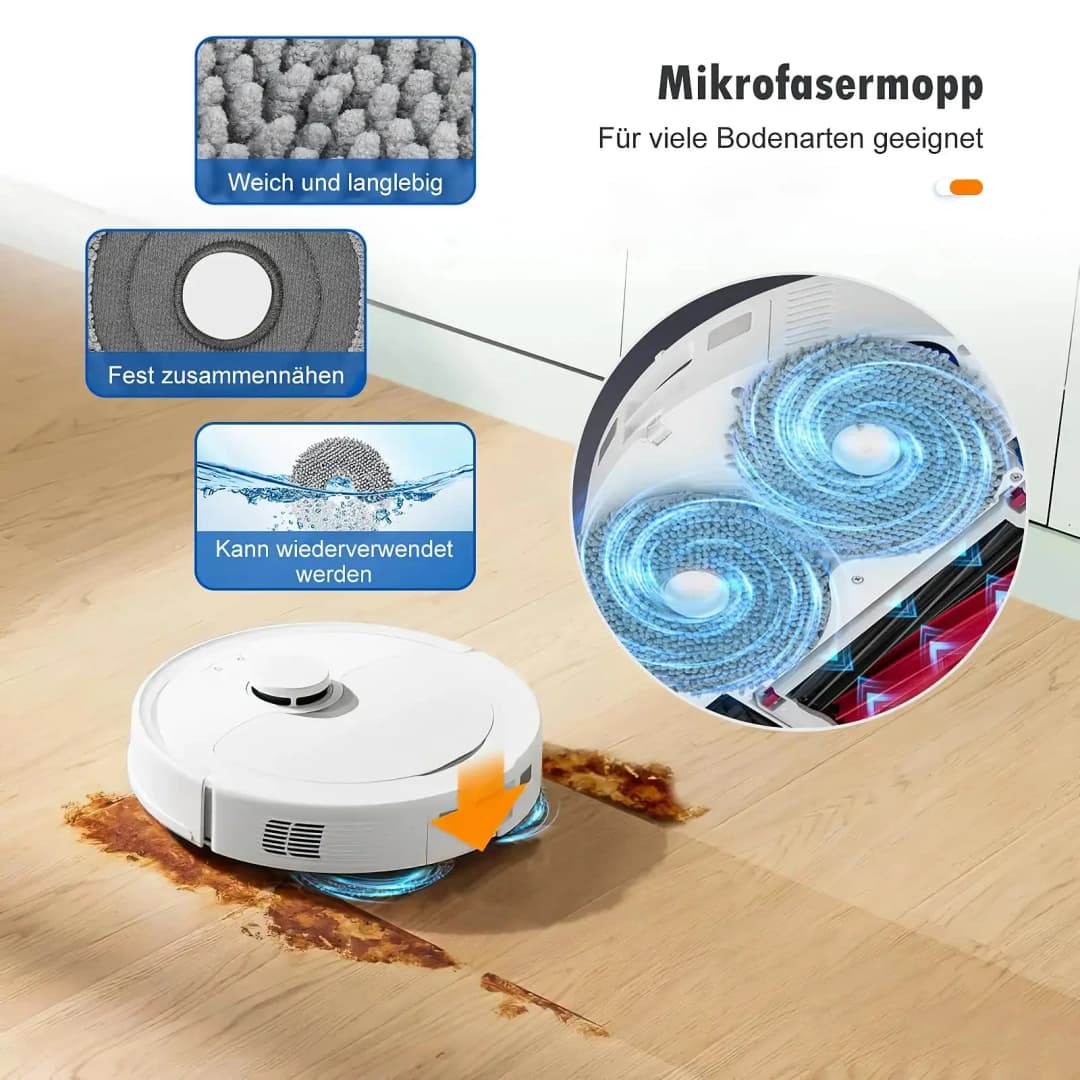 Roborock P20, P20 Pro, P20 Ultra, P20 Plus Accessories - Compatible with Qrevo Curv/Edge/Curve, Roller, Brush, Filter & Dust Bag - 2