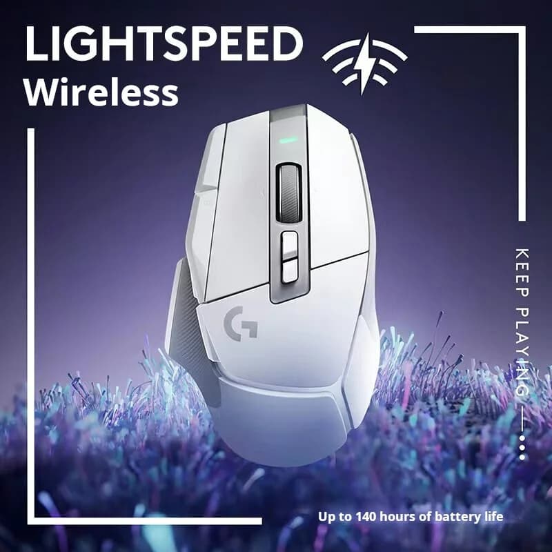فأرة الألعاب اللاسلكية Logitech G502X بتصميم هجين بصرية-ميكانيكي، خفيفة الوزن، بمحرك HERO للألعاب الإلكترونية - 2