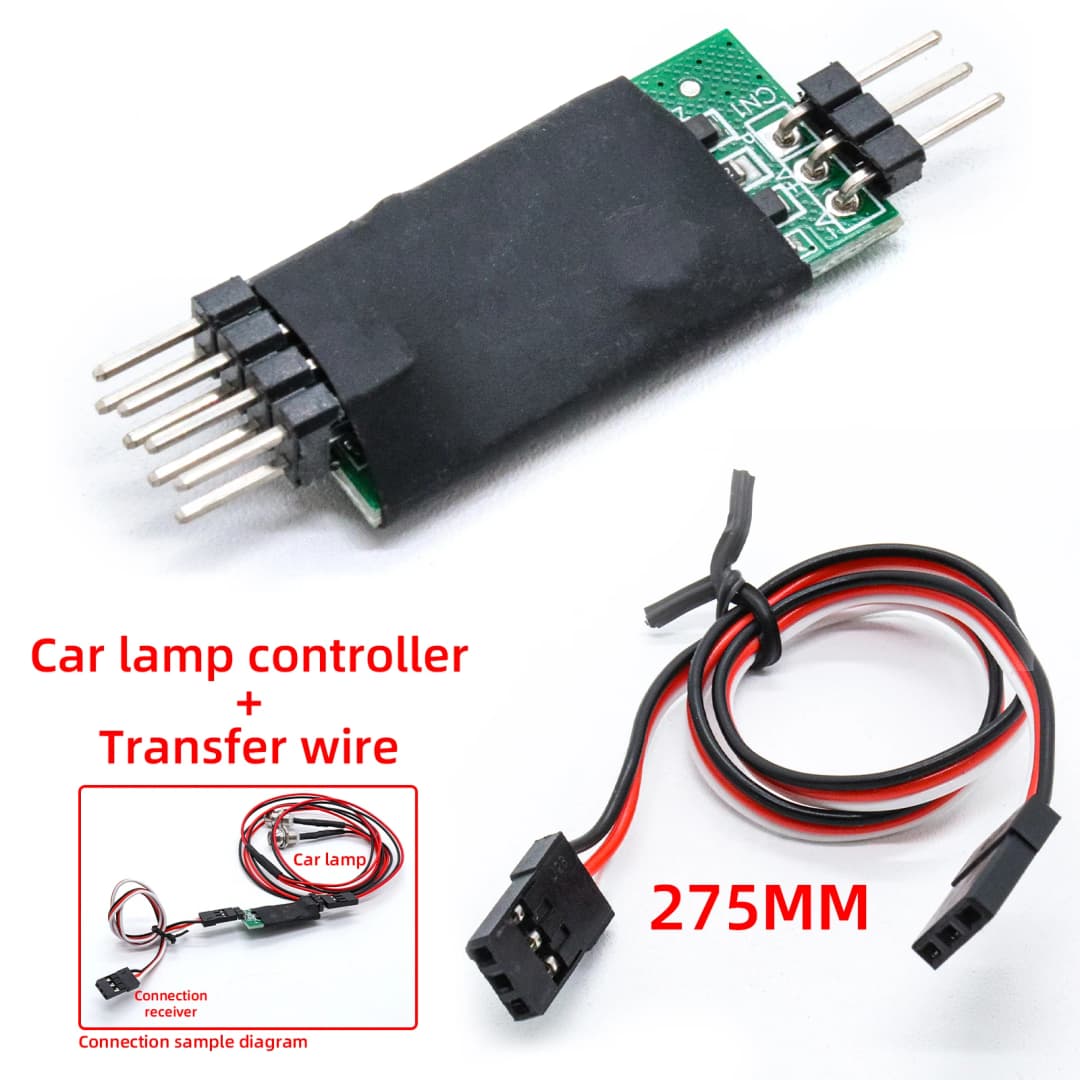 3CH LED Light Controller Switch Panel System On/Off for RC Car Airplane 1/10 1/8 RC Model Car HSP TAMIYA Axial SCX10 Trx4 - 5