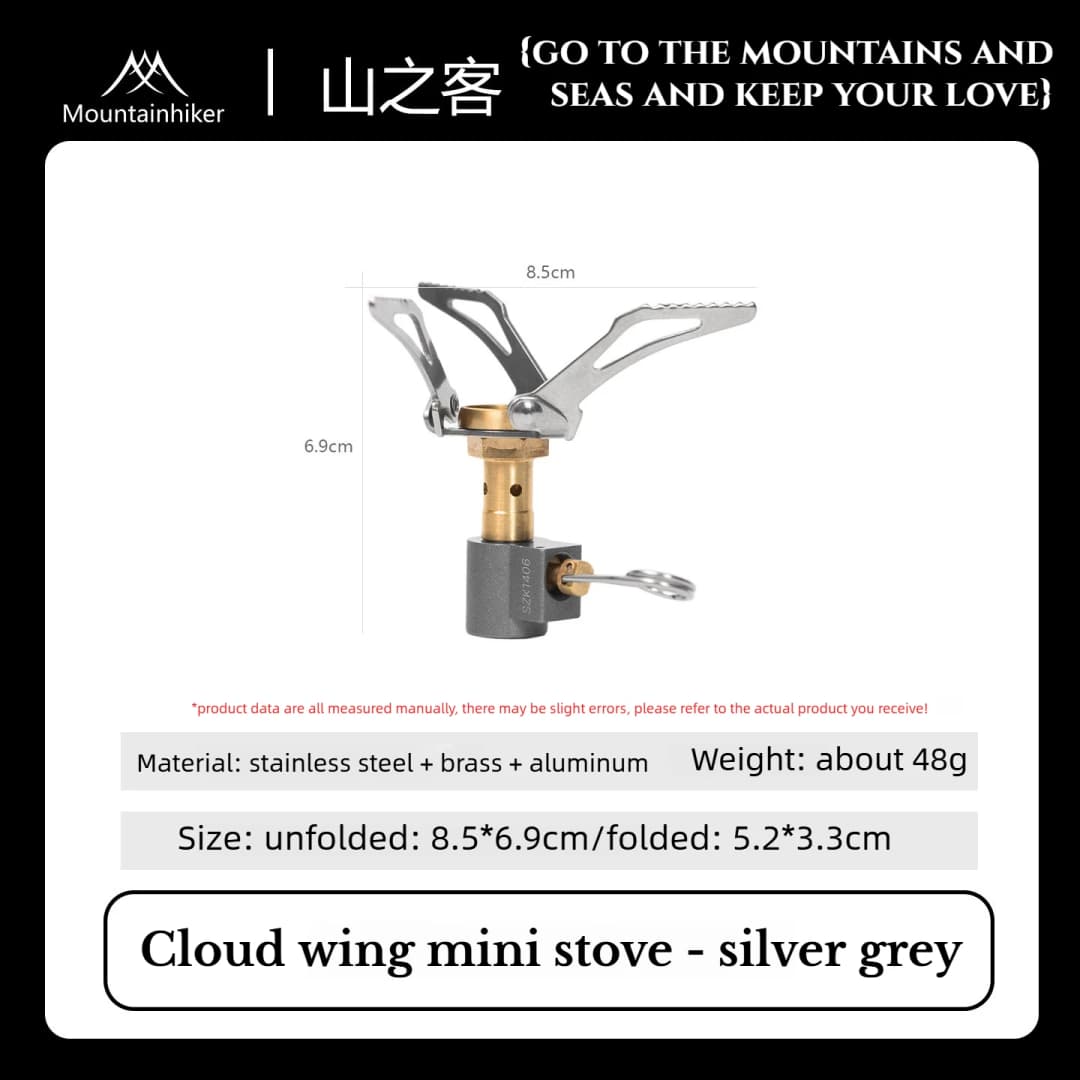 MK-3000W Mini Portable Camping Gas Burner 48g One-Piece Pocket Stove for Outdoor Hiking Picnic Cooking Furnace Folding Design - 6