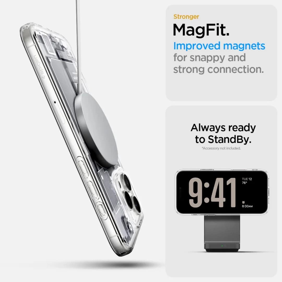 Spigen Ultra Hybrid Zero One MagFit Case for iPhone 17Air 16 15 14 13 12 11 17 ProMax 16Plus For Magsafe Wireless Charge Cover - 4