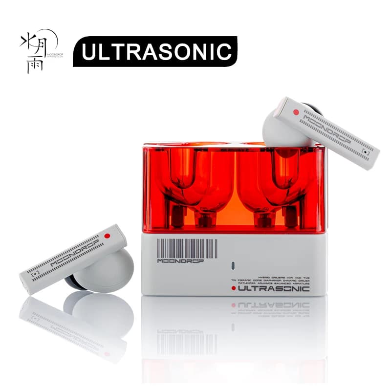 سماعات أذن لاسلكية من MOONDROP بتقنية Ultrasonic Hybrid Drivers، TWS، إلغاء الضوضاء النشط ANC، لداك LDAC، بلوتوث 5.3