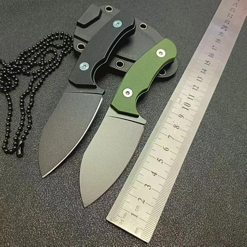 New  High Hardness Fixed Blade Knife  Blade with Sheath Portable Outdoor Camping Knife Survival Cutting Rescue Knife